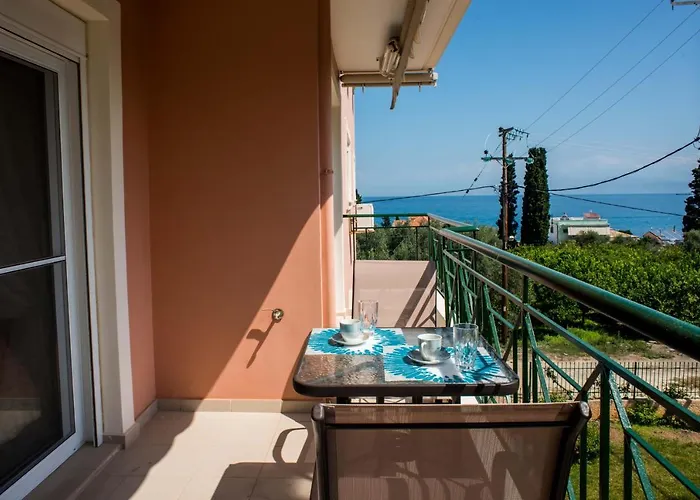 Lovely Next To The Sea Lygia Korinthias Appartement Ligia (Corinthia)